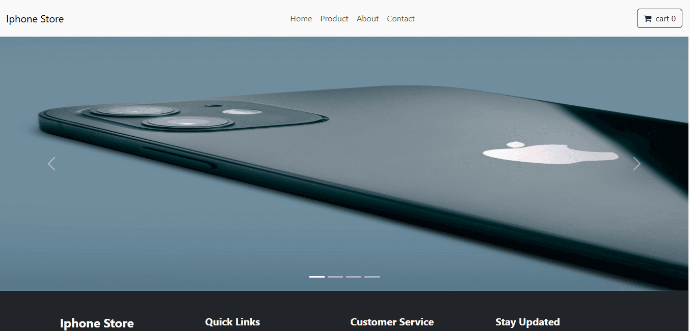iPhone eCommerce Store